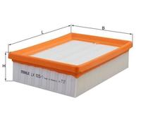 MAHLE LX925/1 Air Filter Insert 184mm Length 50.3mm Height Service Fits KTM