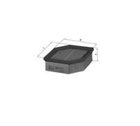 Mahle Original Air Filter LX 966 – Fits BMW K1200 & K1300