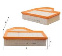 MAHLE ORIGINAL LX 987 Air filter