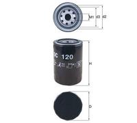 Mahle Oil Filter OC120 - Genuine Part - Precision OE Matching Fit & High Quality