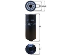 MAHLE ORIGINAL OC 281 Oil filter