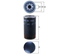 MAHLE OC 502 Oil Filter Fits Daf Ford Iveco VW Daewoo Cummins New Holland