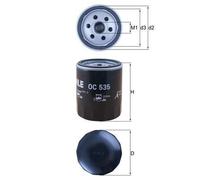 MAHLE OC 535 Oil Filter Fits Ford C-Max S-Max Focus MK2 Station Wagon C-Max