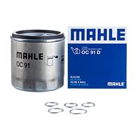 MAHLE OC 91D Oil Filter - Oil Filter with Gasket / Gasket Set