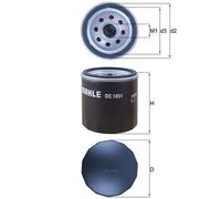MAHLE OC 1051 Oil filter