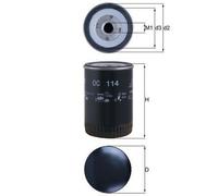 Oil Filter fits CHEVROLET CORVETTE 1YY 5.7 85 to 97 Mahle 5578029 Quality New