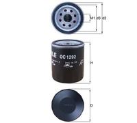 MAHLE OC 1292 Oil Filter