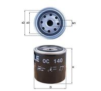 KNECHT OC 140 Oil Filter for BEDFORD,LDV,NISSAN