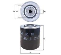 MAHLE ORIGINAL OC 15 Oil filter