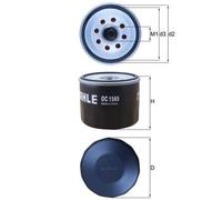 MAHLE ORIGINAL Oil filter FORD OC 1565 2207993,H6BG6714BA Engine oil filter