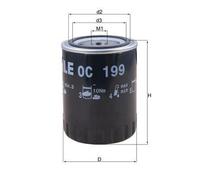 Mahle Oil Filter OC199 - fits Renault - Genuine Part - OE Matching Fit & Quality
