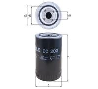 MAHLE OC 202 Oil Filter