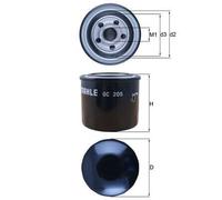 Oil Filter for Mazda Isuzu Mitsubishi Vauxhall Proton GEO Opel Bedford 97209306