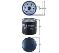 MAHLE OC 232 Oil Filter