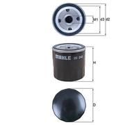 MAHLE Oil Filter Spin on - OC242