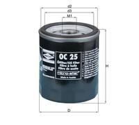 x1 Mahle Oil Filter OC25 77640725 OE 142948872 52706 11421250534 Made in AT