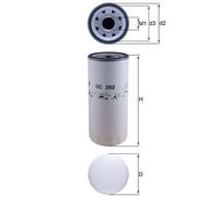 Oil Filter OC282 Mahle C3313283 61259040 700703332 73124135 74322701 79817883