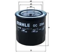 x1 Mahle Oil Filter OC294 79893249 OE 9091530003 9091550003 Made in ID