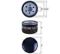 KNECHT OC 306 Oil Filter for BMW,BMW MOTORCYCLES,FIAT,RENAULT,TOYOTA