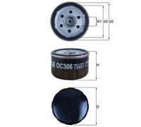 MAHLE OC 306 Oil filter