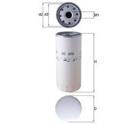 MAHLE OC370 OIL FILTER