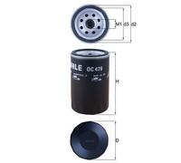 MAHLE ORIGINAL OC 479 Oil filter