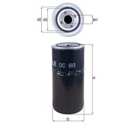MAHLE OC60 Oil Filter Fits Aston Martin Virage Virage Limited Edition Zagato