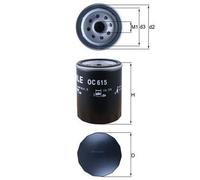 MAHLE OC 615 Oil Filter