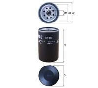 MAHLE ORIGINAL OC 79 Oil filter