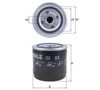 MAHLE ORIGINAL OC 83 Oil filter