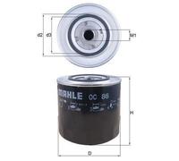 MAHLE OC86 OIL FILTER