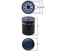 MAHLE Oil Filter Spin On - OC986