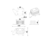 Mahle Oil Cooler CLC278000S Fits Mini - Enhanced Cooling Performance