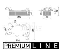 MAHLE ORIGINAL CLC 287 000P Automatic transmission oil cooler