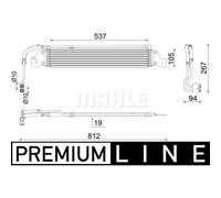 Mahle Oil Cooler CLC288000P - fits Vauxhall Astra-J 1.4 - OE Matching Quality