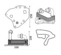 MAHLE CLC 419 000S Engine oil cooler