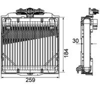 MAHLE CLC 102 000P Oil Cooler