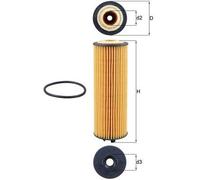 MAHLE OX 1155D Oil filter