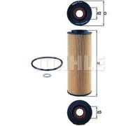 Mahle Oil Filter Element OX775D fits Hyundai - OE Matching Fit & Quality
