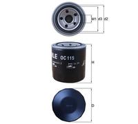 Mahle Oil Filter OC115 - Genuine Part - Precision OE Matching Fit & High Quality