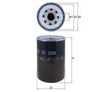 Mahle Oil Filter OC206 fits Precision OE Matching Fit and High Quality