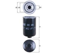 Mahle Oil Filter OC26 KHD & others - Precision OE Matching Fit & High Quality