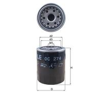 MAHLE Oil Filter - OC274