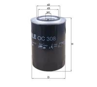 Mahle Oil Filter OC308 fits Fiat Iveco Same - Genuine Part - OE Quality