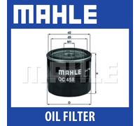 Mahle Oil Filter OC458 - fits Alfa Romeo Fiat - Genuine Part - OE Fit & Quality