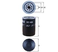 Oil Filter fits MASERATI INDY 4.2 69 to 74 1073051 Mahle ML66523 Quality New