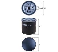 Mahle Oil Filter OC5 - fits Talbot - Genuine Part - OE Matching Fit & Quality