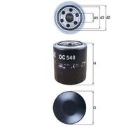 Mahle Oil Filter OC540 fits Hyundai Kia - Genuine Part - OE Matching Quality