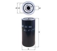 MAHLE ORIGINAL OC 60 Oil filter
