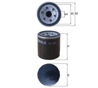 MAHLE Oil Filter OC996 OC 996 Genuine Part Fits CHEVROLET